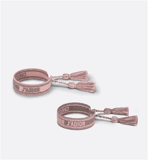 dior katoenen bandjes|Armbanden met J’Adior.